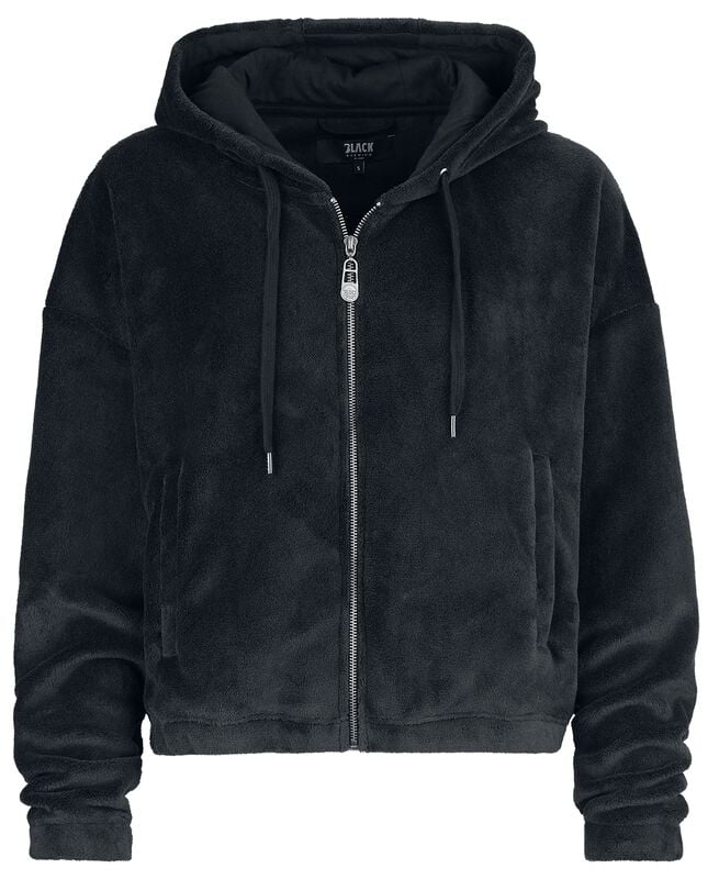 gothicana by emp "Fluffy Hoody Jacket" Hoodie Jacket black by Black Premium by EMP