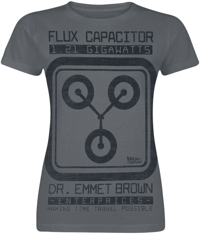 gothicana by emp "Flux Capacitor" T-Shirt dark grey by Back To The Future