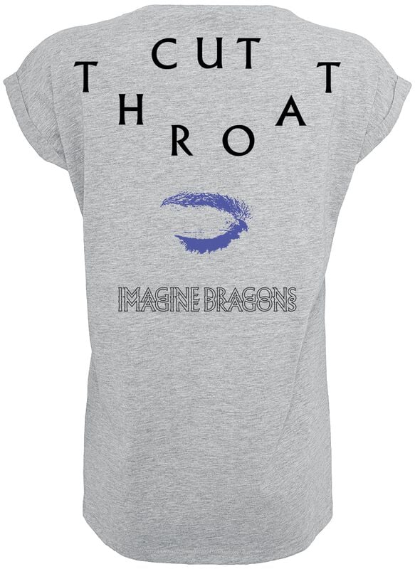 Gothicana By Emp "Follow & Cut" T-Shirt Heather Grey By Imagine Dragons