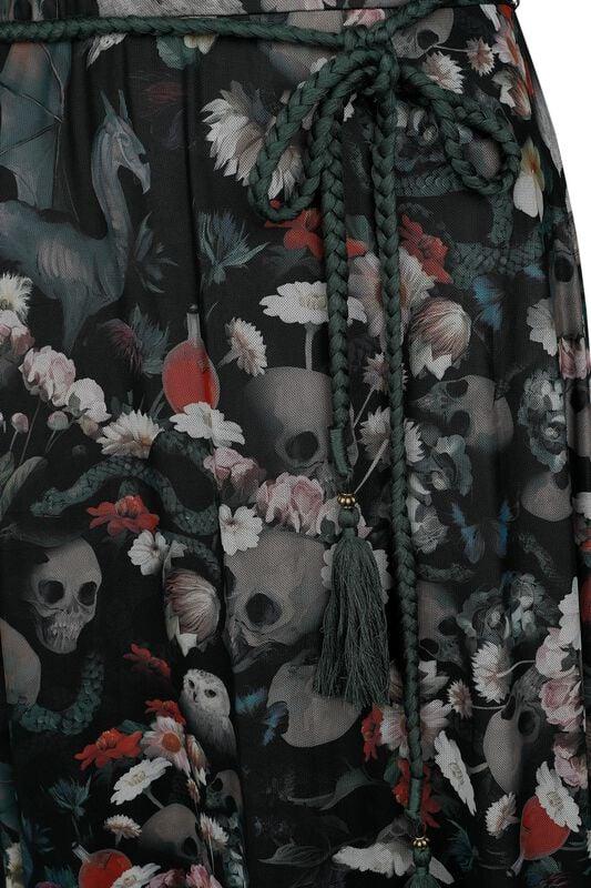 Gothicana By Emp "Forbidden Forest Vibes" Maxi Dress Multicolour By Harry Potter