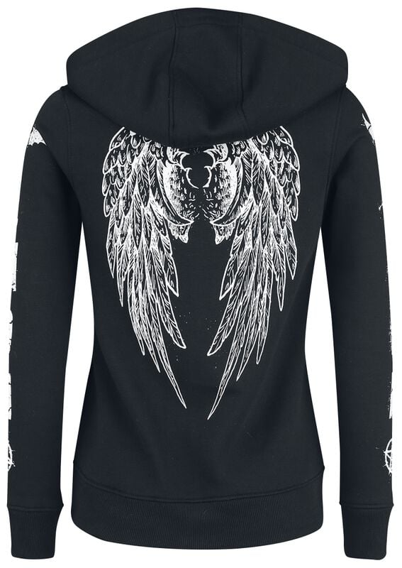 Gothicana By Emp "Freaking Out Loud" Hoodie Jacket Black By Gothicana By EMP