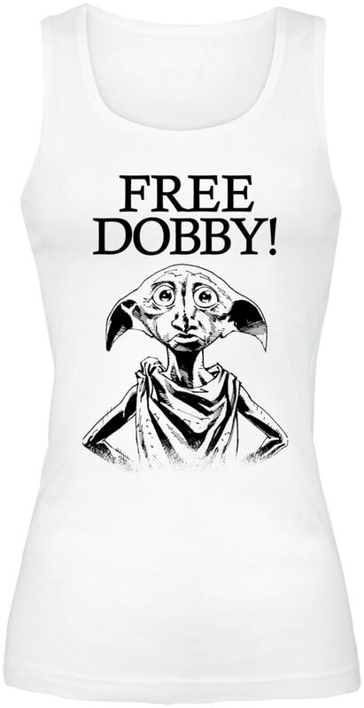 gothicana by emp "Free Dobby" Top white by Harry Potter