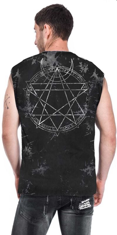 Gothicana By Emp "From The Shadows - Men's Vest" Tanktop Black By Alchemy England