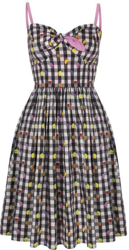 gothicana by emp "Fruitylou Dress" Midi Dress multicolour by Hell Bunny