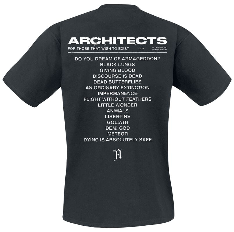 Gothicana By Emp "FTTWTE Cover" T-Shirt Black By Architects