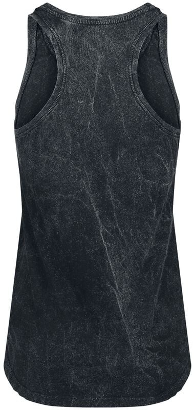 Gothicana By Emp "Full Moon Ritual" Top Grey By Outer Vision