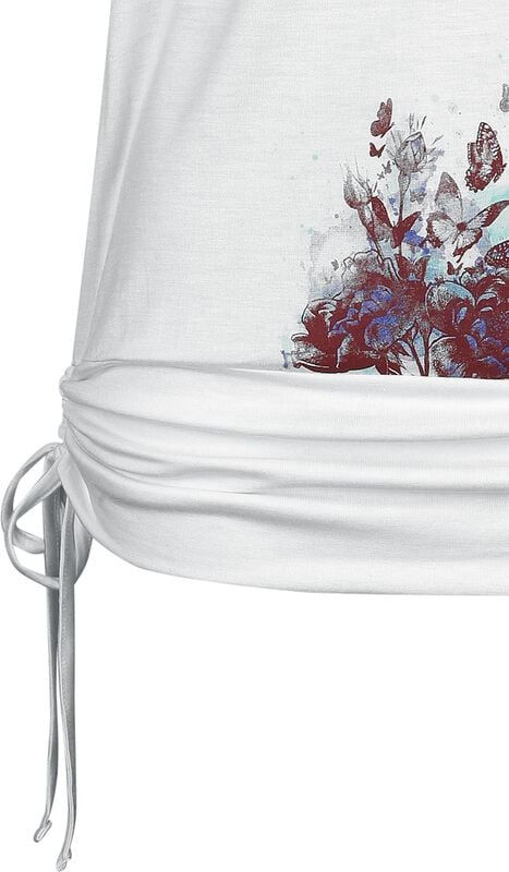 Gothicana By Emp "Full Volume By EMP" Top White By Full Volume By EMP