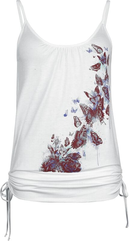 gothicana by emp "Full Volume by EMP" Top white by Full Volume by EMP