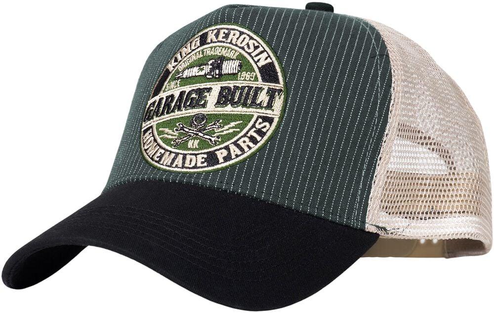 gothicana by emp "GARAGE" Cap green-black by King Kerosin