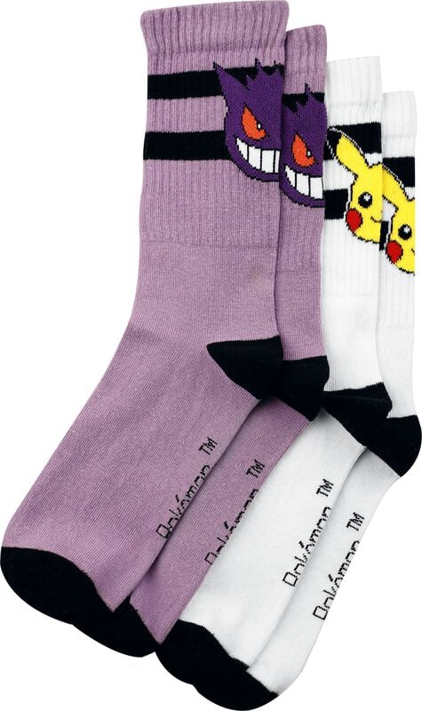 gothicana by emp "Gengar Pikachu" Socks multicolour by Pokémon