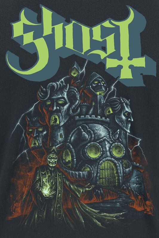 Gothicana By Emp "Ghoul Castle" T-Shirt Black By Ghost