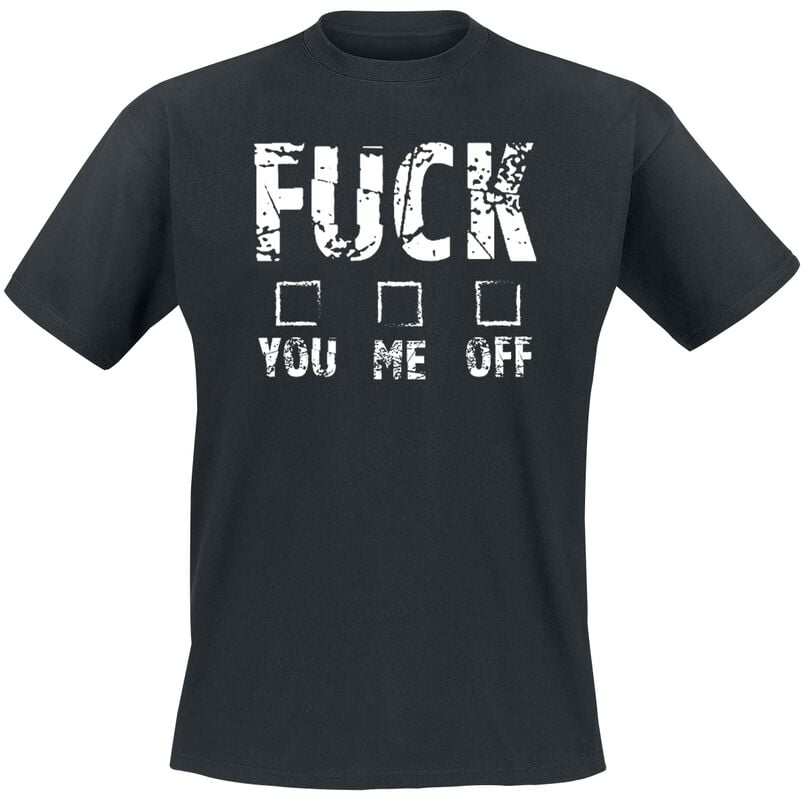 Gothicana By Emp "Gift Box - Gift Set - Fuck You Me Off" T-Shirt Black By Slogans