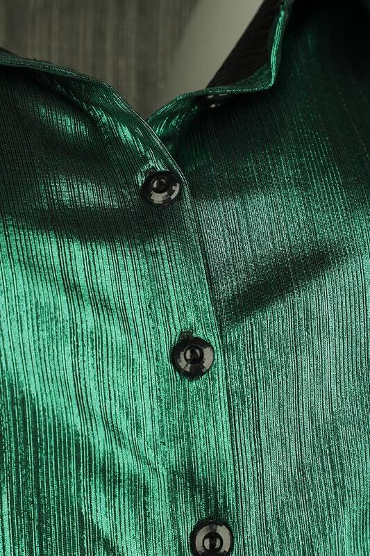 Gothicana By Emp "Gigi Blouse" Blouse Green By Hell Bunny