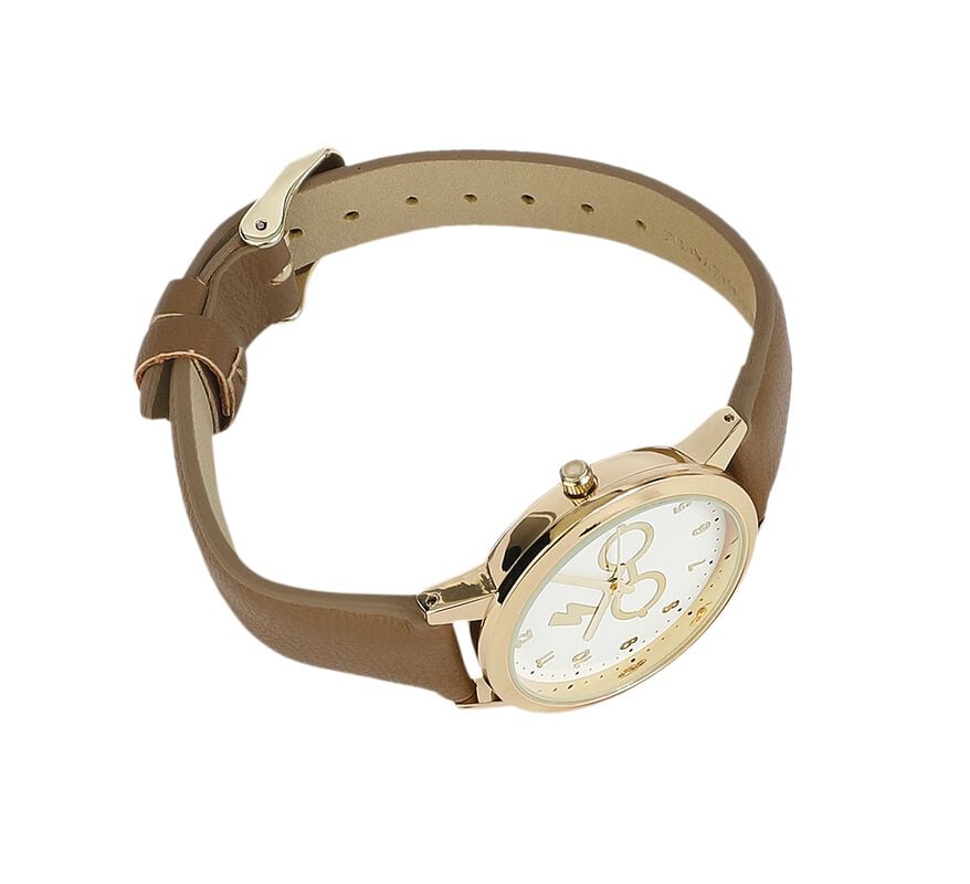 Gothicana By Emp "Glasses And Lightning Bolt" Wristwatches Brown By Harry Potter