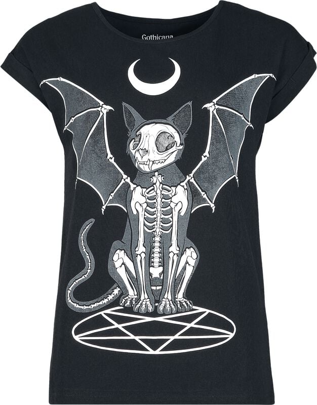 gothicana by emp "Glow In The Dark T-Shirt" T-Shirt black by Gothicana by EMP