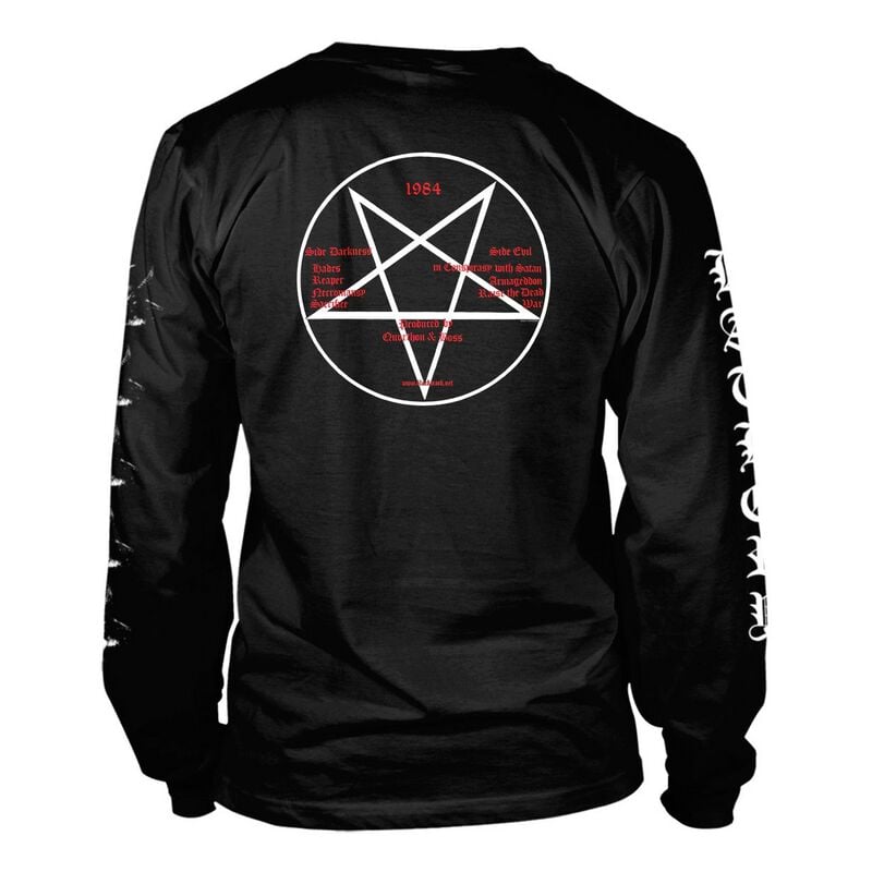 Gothicana By Emp "Goat" Long-sleeve Shirt Black By Bathory