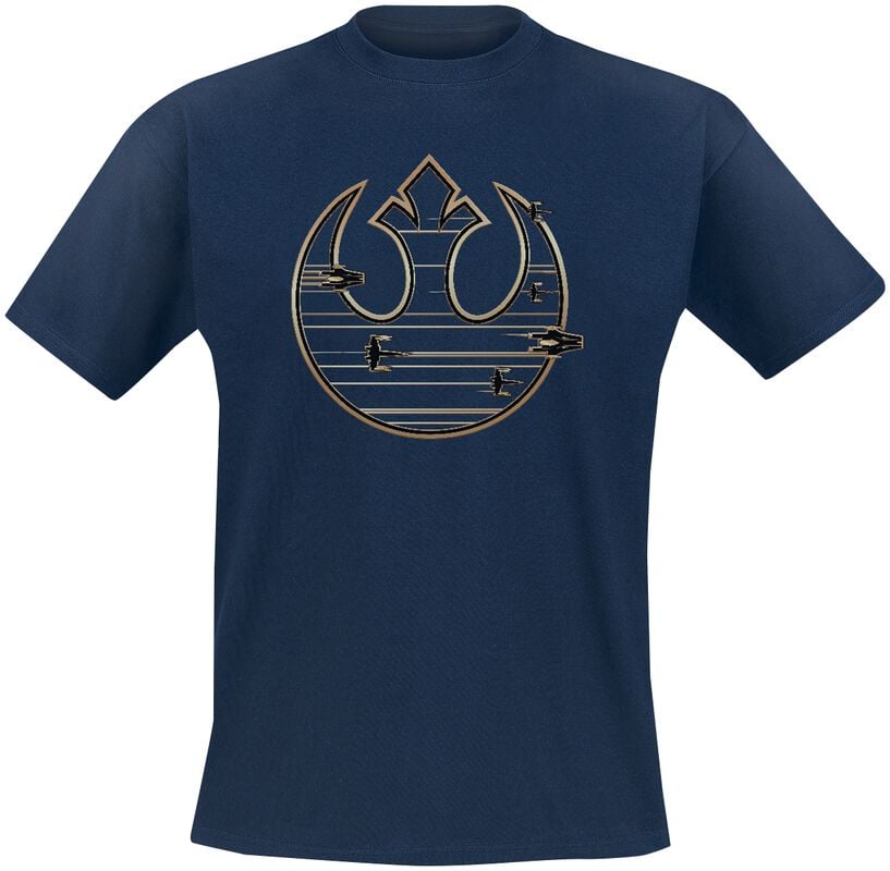 gothicana by emp "Gold Rebel Logo" T-Shirt blue by Star Wars