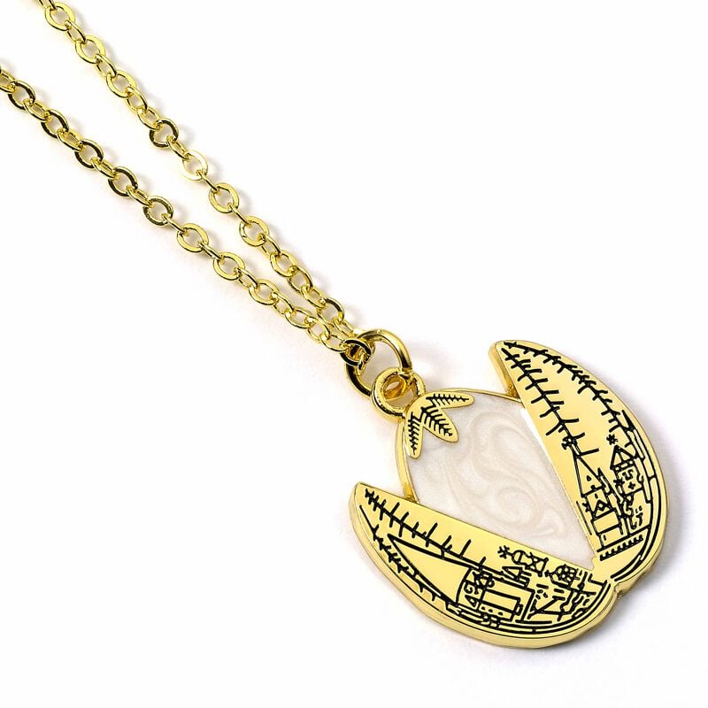 Gothicana By Emp "Golden Egg Gift Tin" Necklace Gold-coloured By Harry Potter