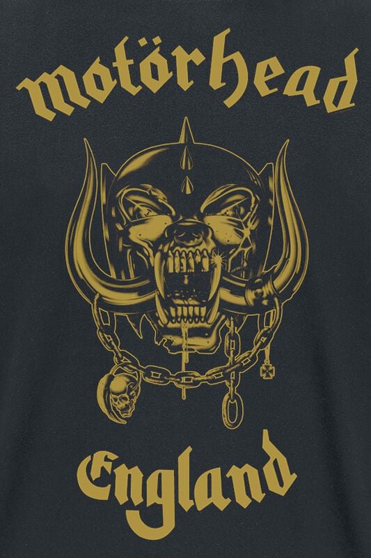 Gothicana By Emp "Golden England - Everything Louder Than Everything Else" T-Shirt Black By Motörhead