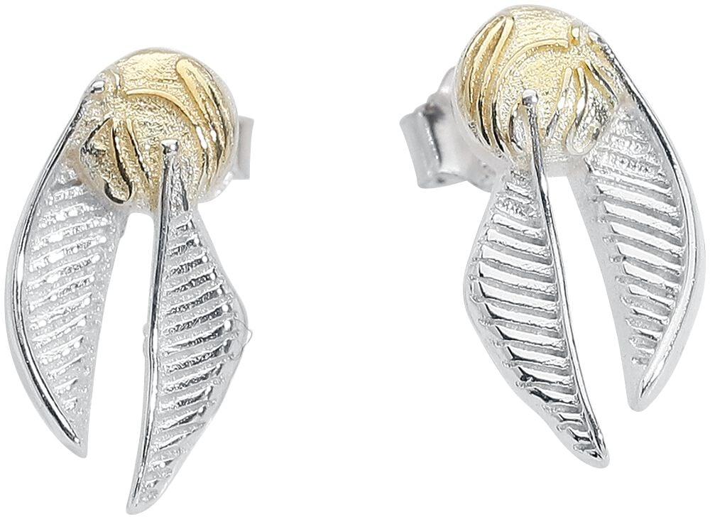 gothicana by emp "Golden Snitch" Earring Set silver-coloured by Harry Potter