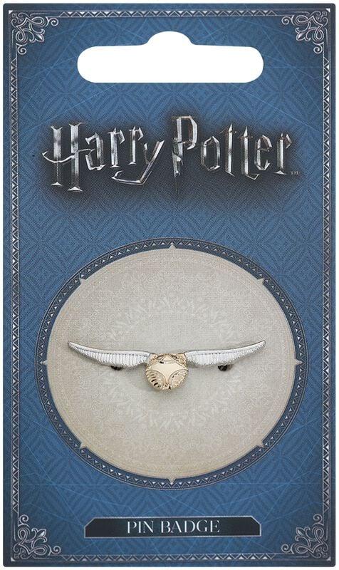 gothicana by emp "Golden Snitch" Pin silver-coloured by Harry Potter