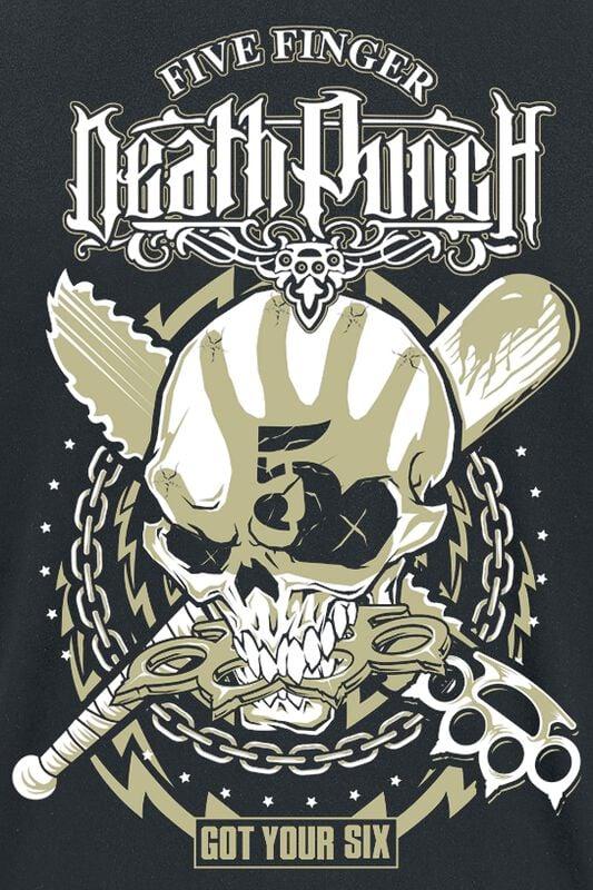 Gothicana By Emp "Got Your Six Bootleg" T-Shirt Black By Five Finger Death Punch
