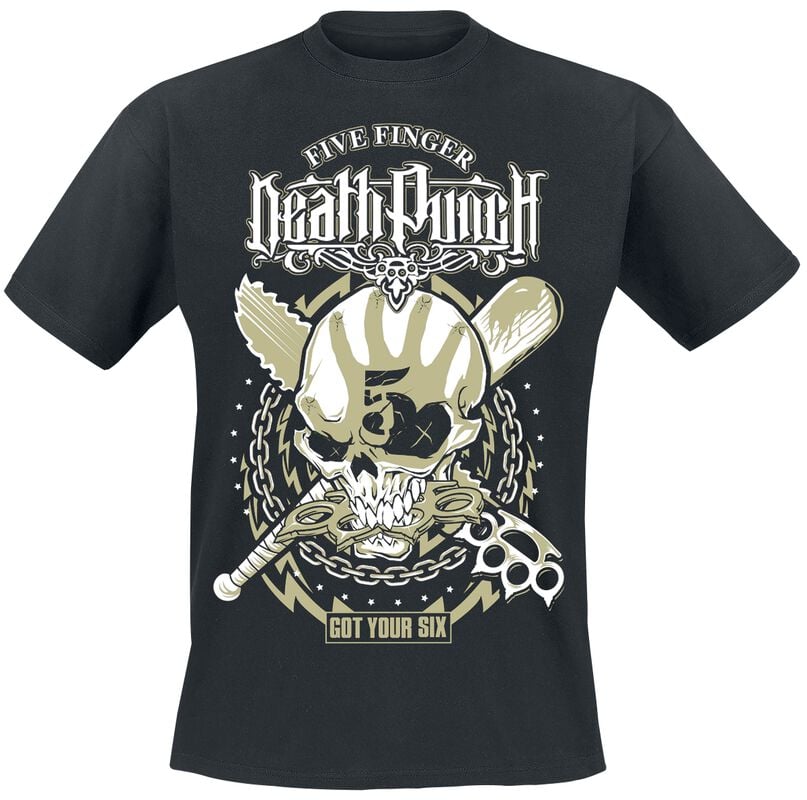 gothicana by emp "Got Your Six Bootleg" T-Shirt black by Five Finger Death Punch