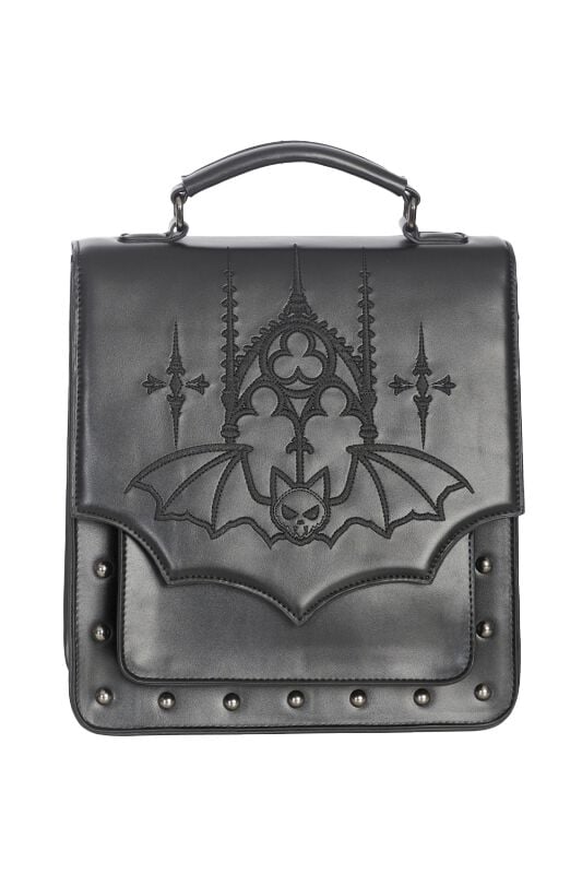 Gothicana By Emp "Gothic Bat - Set" Backpack Black By Banned Alternative