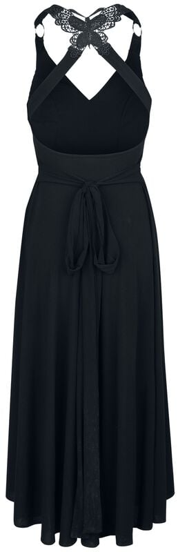 Gothicana By Emp "Gothic Dress" Midi Dress Black By Ocultica