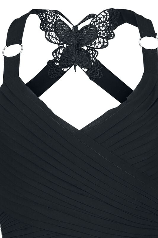 Gothicana By Emp "Gothic Dress" Midi Dress Black By Ocultica