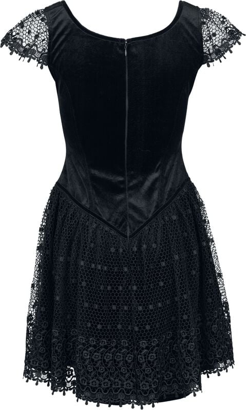 Gothicana By Emp "Gothic Mini Dress" Mini Dress Black By Sinister Gothic