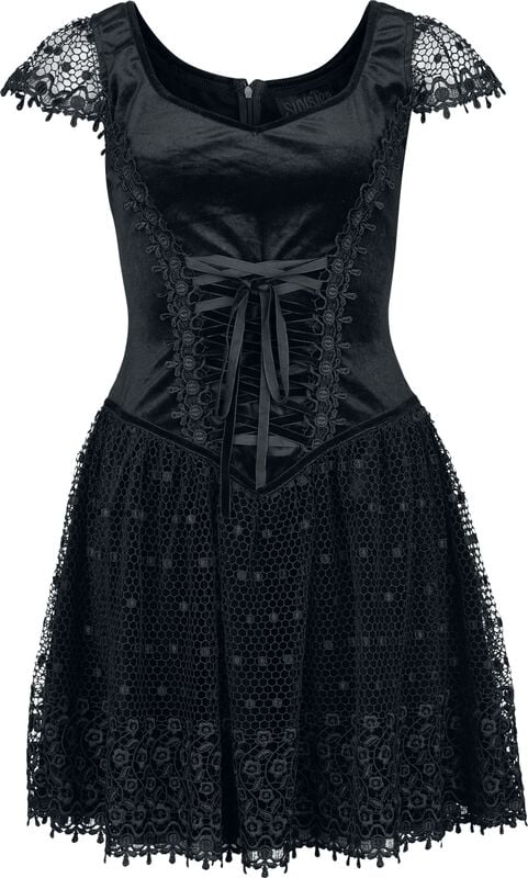 gothicana by emp "Gothic Mini Dress" Mini Dress black by Sinister Gothic