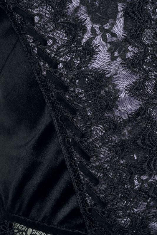 Gothicana By Emp "Gothic Top" T-Shirt Black-lilac By Sinister Gothic