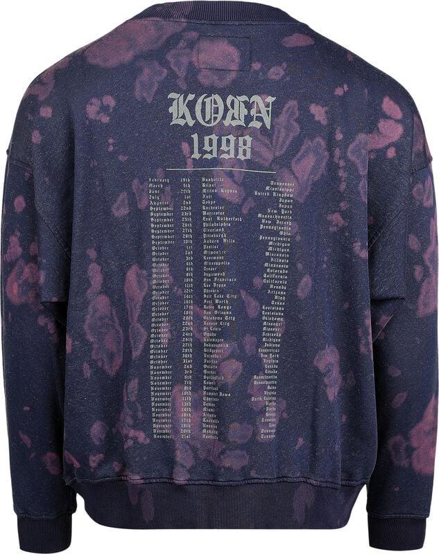 Gothicana By Emp "1998" Sweatshirt Lilac By Korn