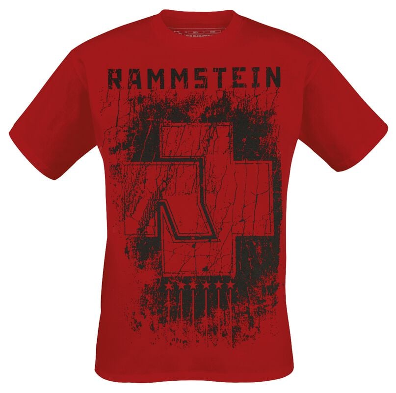 gothicana by emp "6 Herzen" T-Shirt red by Rammstein