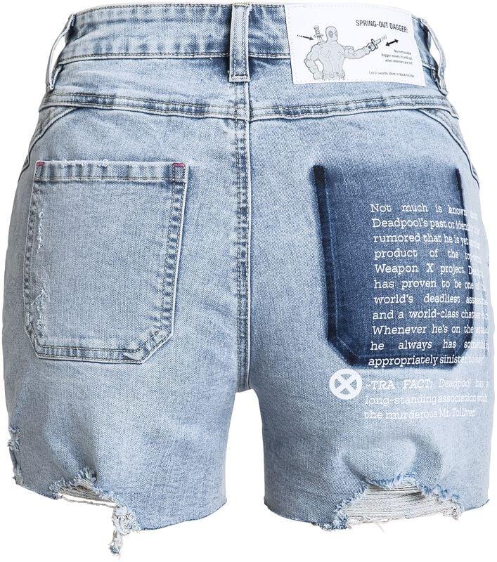 Gothicana By Emp "90" Shorts Denim-blue By Deadpool