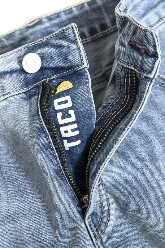 Gothicana By Emp "90" Shorts Denim-blue By Deadpool