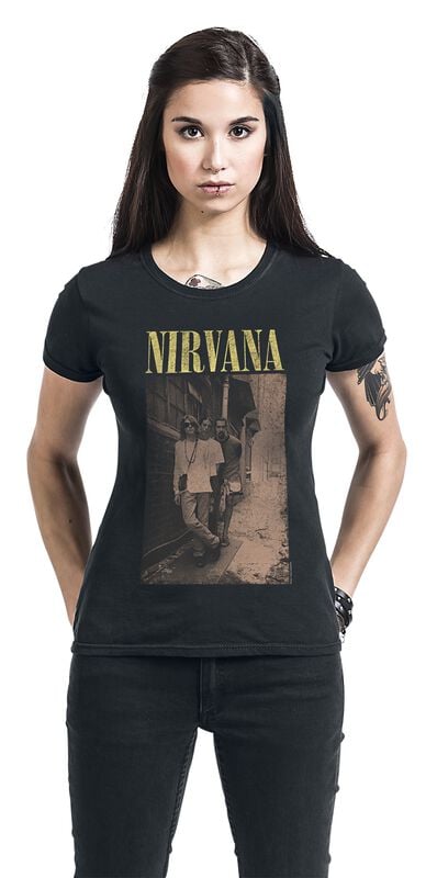 Gothicana By Emp "Alleyway" T-Shirt Black By Nirvana