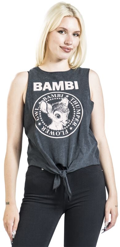 Gothicana By Emp "Bambi" Top Black By Bambi