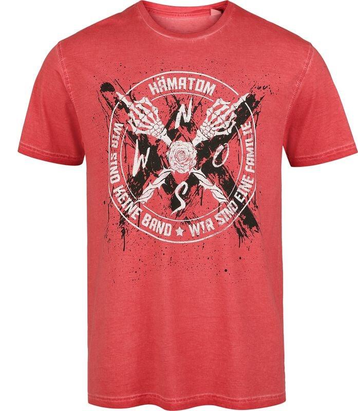 gothicana by emp "Band" T-Shirt red by Hämatom