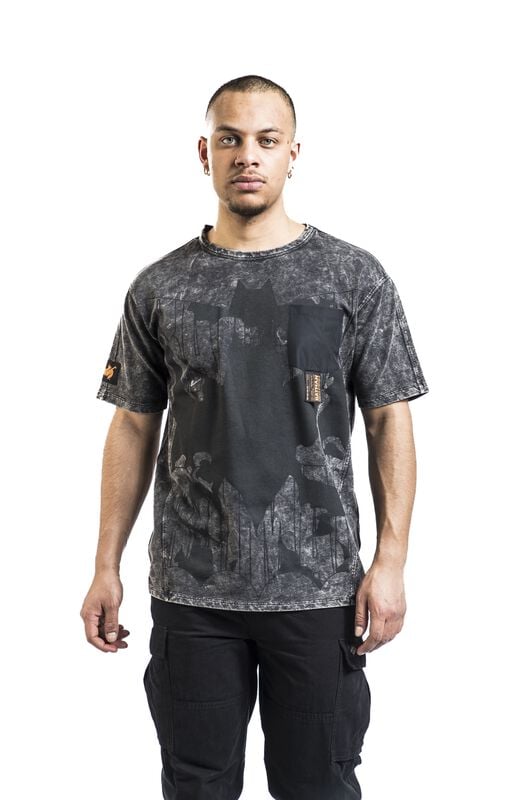 Gothicana By Emp "Batman" T-Shirt Charcoal By Batman