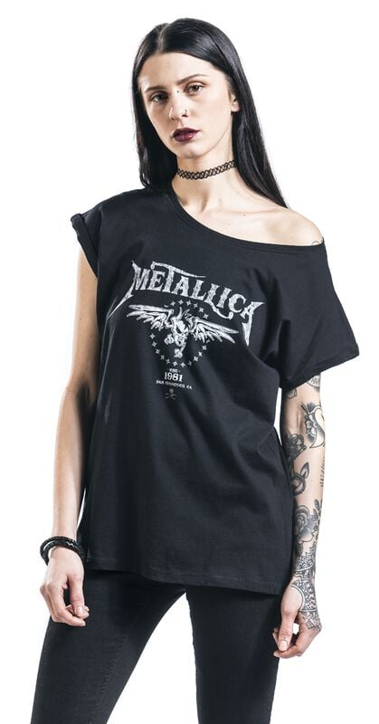 Gothicana By Emp "Biker" T-Shirt Black By Metallica