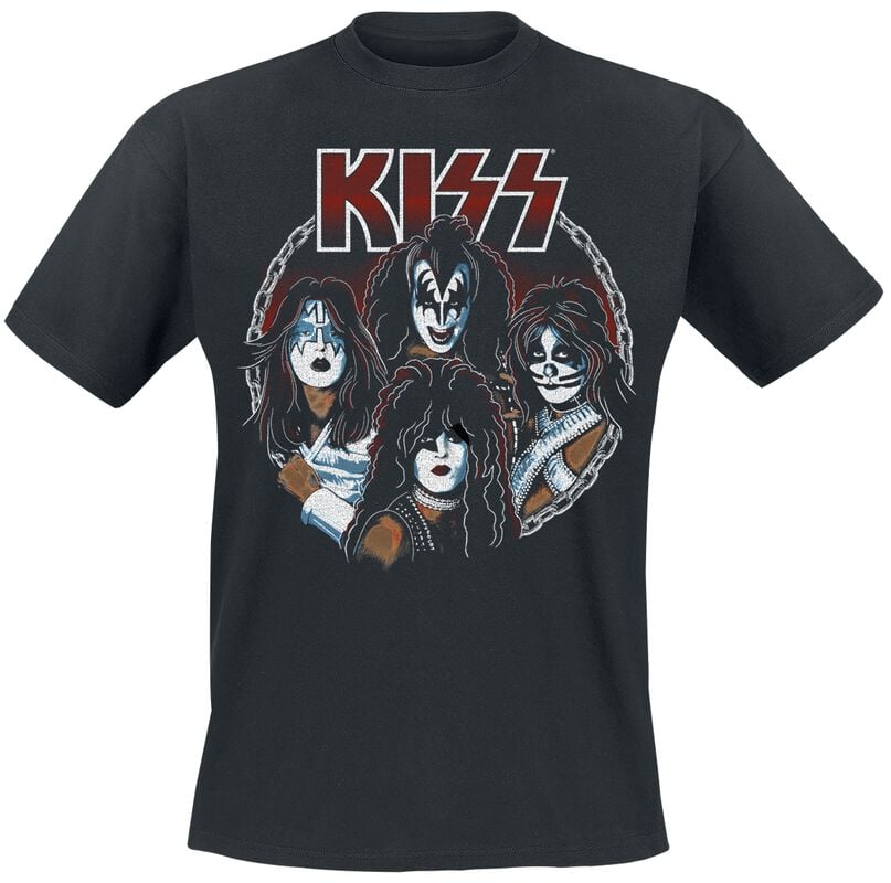 gothicana by emp "Chained" T-Shirt black by Kiss