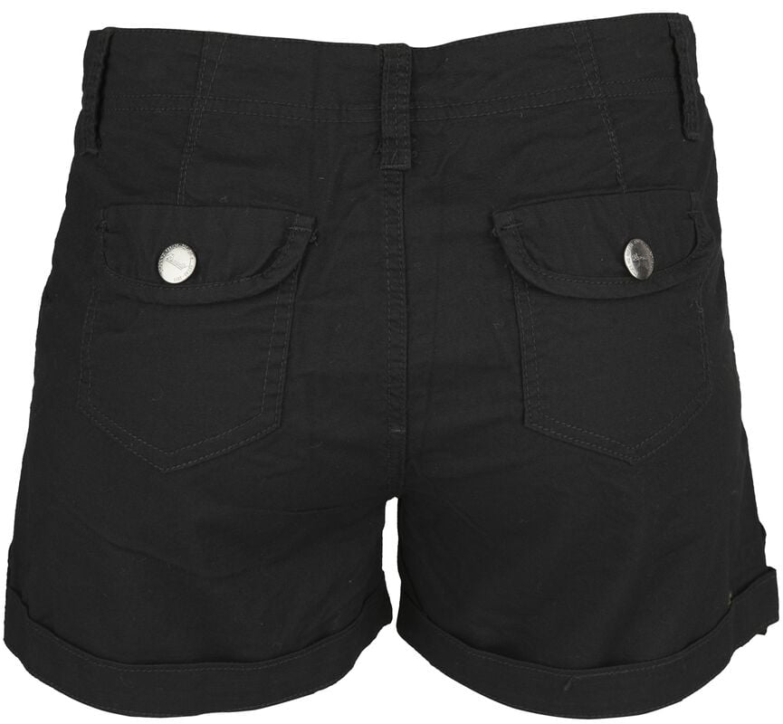 Gothicana By Emp "Claire" Hot Pants Black By Brandit