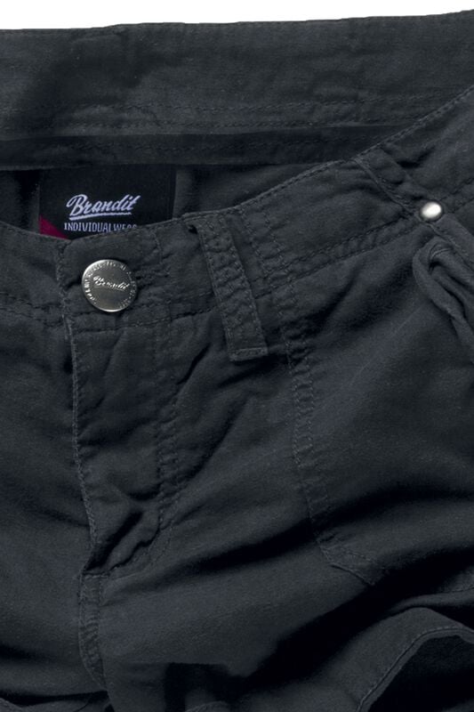 Gothicana By Emp "Claire" Hot Pants Black By Brandit