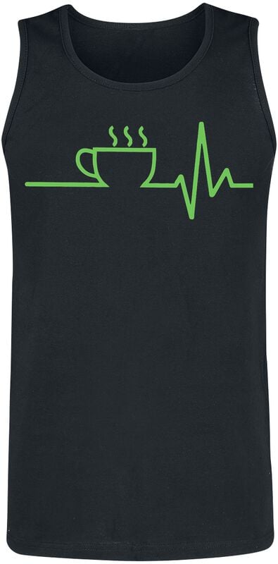 gothicana by emp "Coffee ECG" Tanktop black by Food