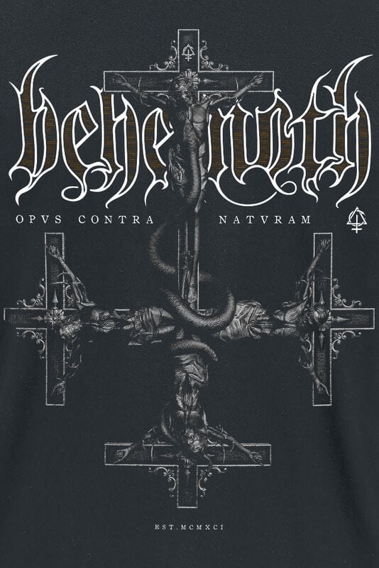 Gothicana By Emp "Contra" T-Shirt Black By Behemoth