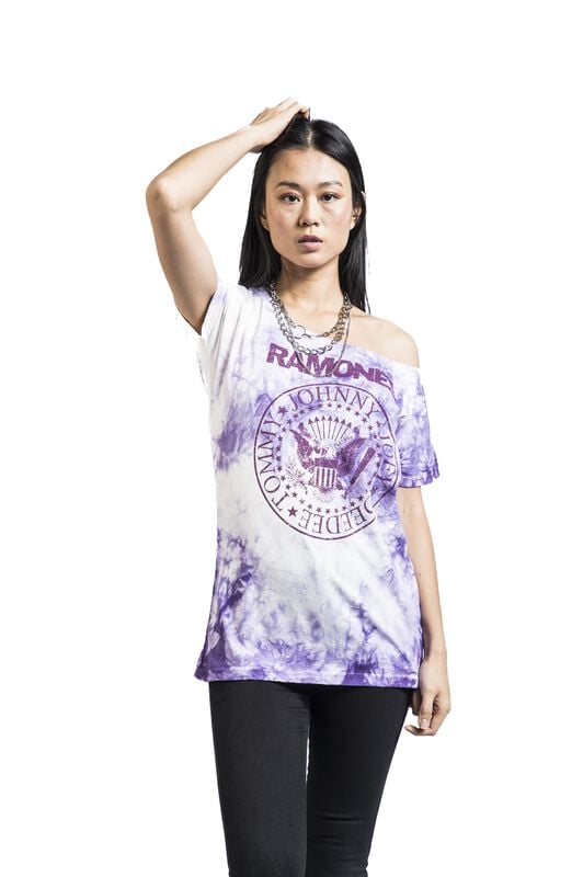 Gothicana By Emp "Crest" T-Shirt Lilac By Ramones