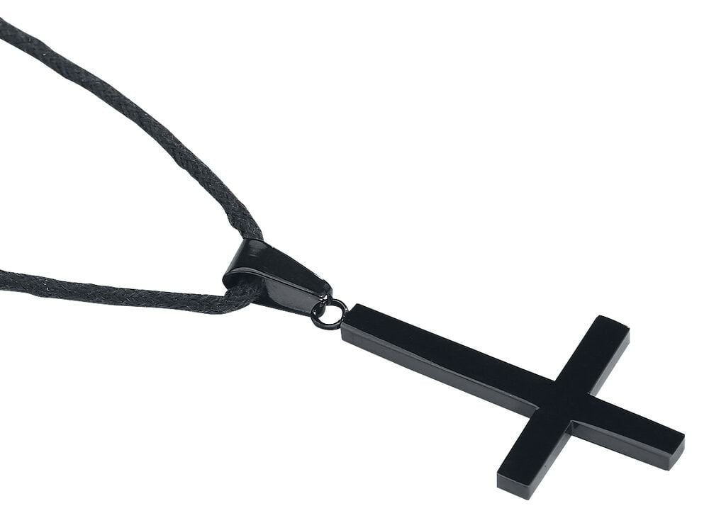 Gothicana By Emp "Cross" Necklace Black By EtNox