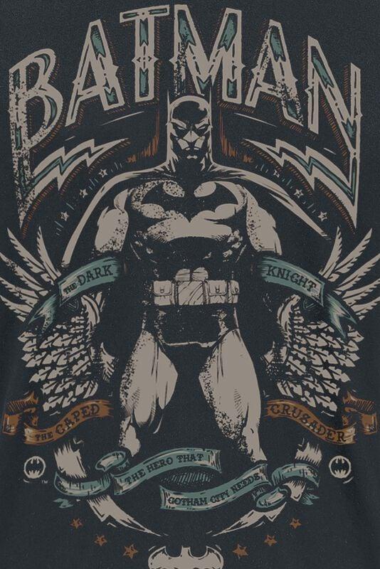 Gothicana By Emp "Crusader" T-Shirt Black By Batman